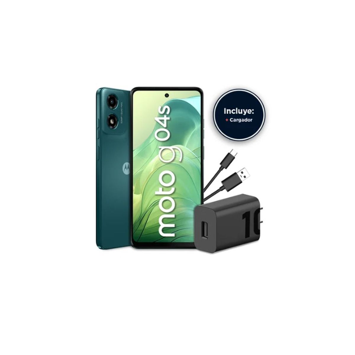 MOTOROLA - CELULAR MOTOROLA MOTO G04s 4GB 128GB VERDE
