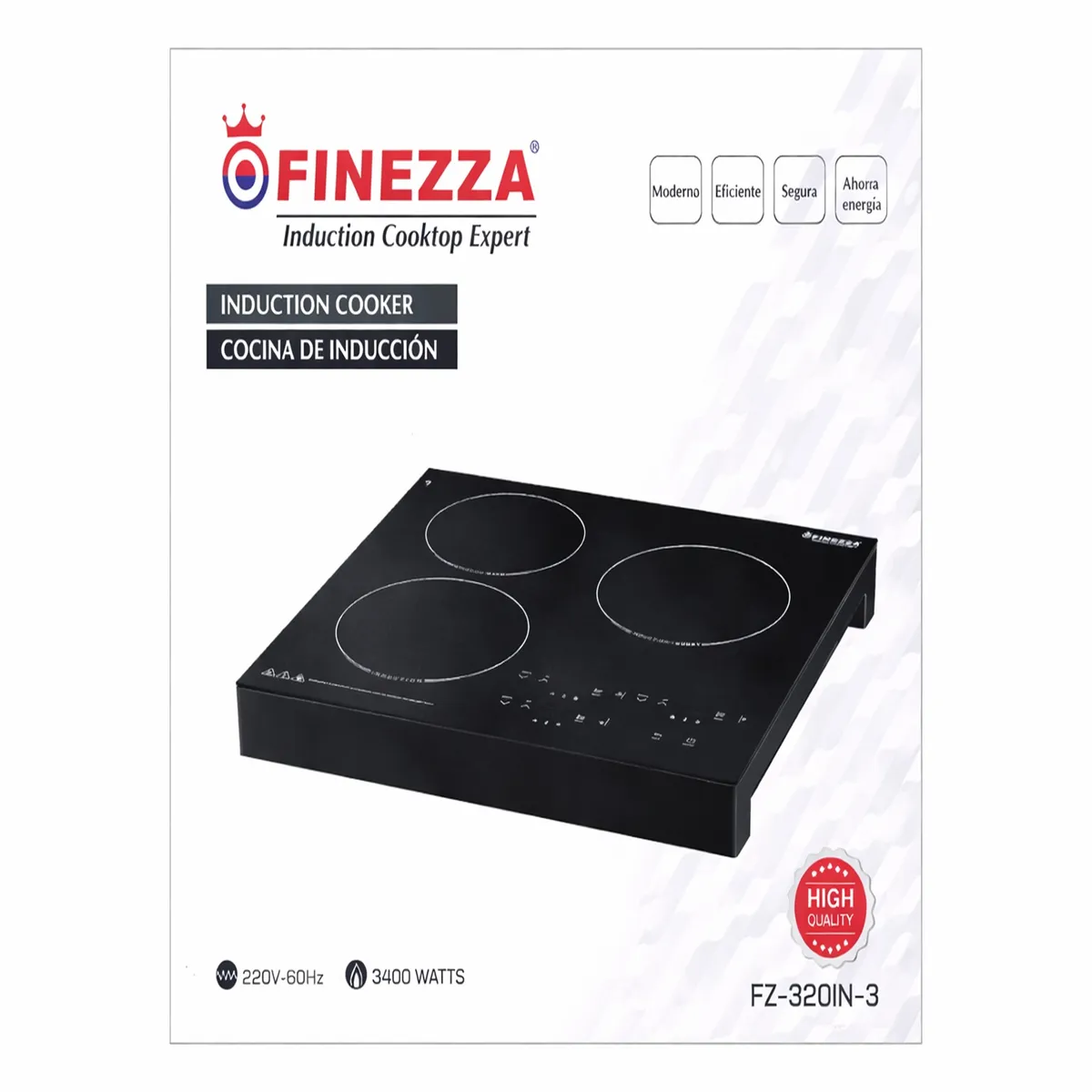 FINEZZA - Cocina de inducción finezza - 3 hornillas FZ-320IN-3