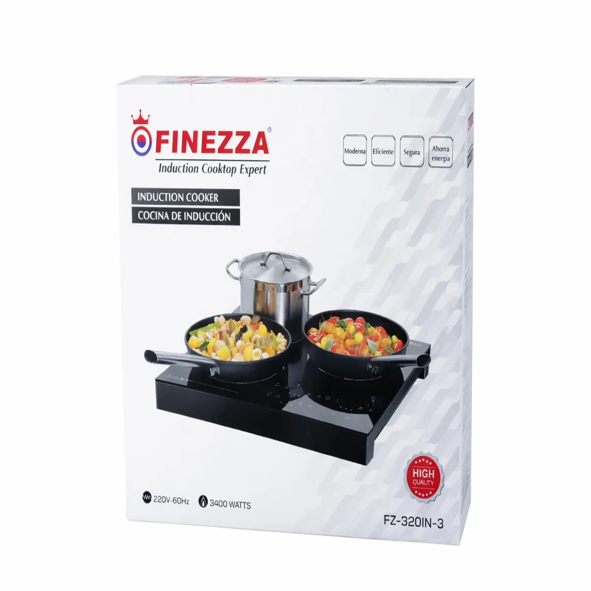 FINEZZA - Cocina de inducción finezza - 3 hornillas FZ-320IN-3