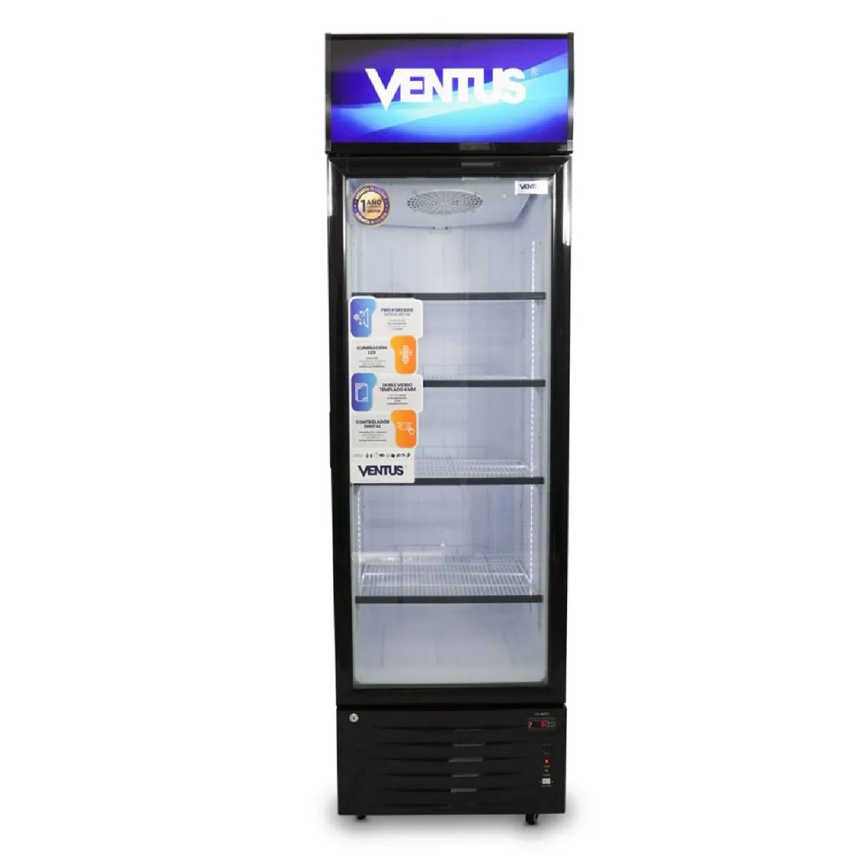 VENTUS - Visicooler Ventus LG-380TC 380 Litros con Turbo Cooling