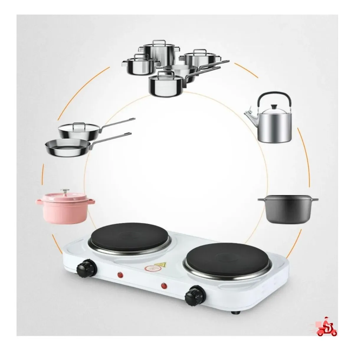 GENERICO - COCINA ELÉCTRICA PORTÁTIL DE MESA