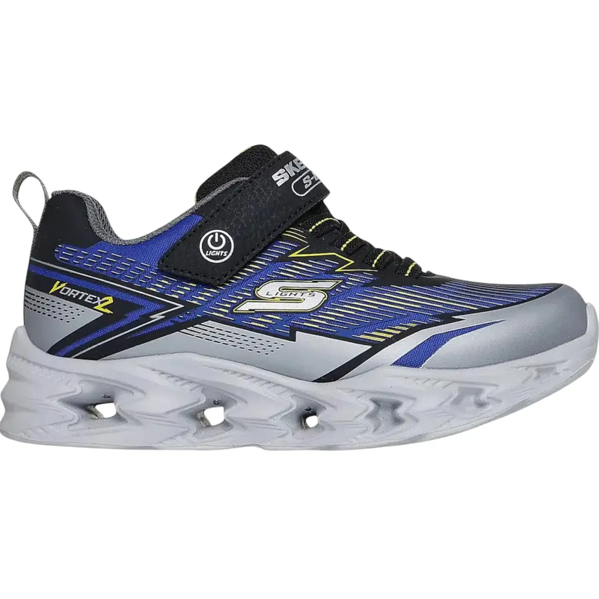 SKECHERS - Zapatilla Skechers S Lights-Vortex 2.0-Veltrox 400605LSLBK Azul para Niño