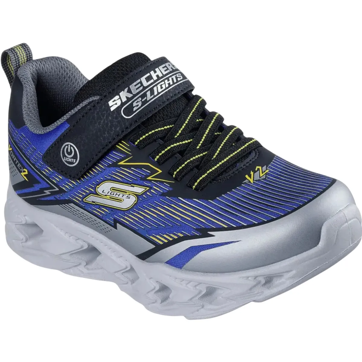 SKECHERS - Zapatilla Skechers S Lights-Vortex 2.0-Veltrox 400605LSLBK Azul para Niño