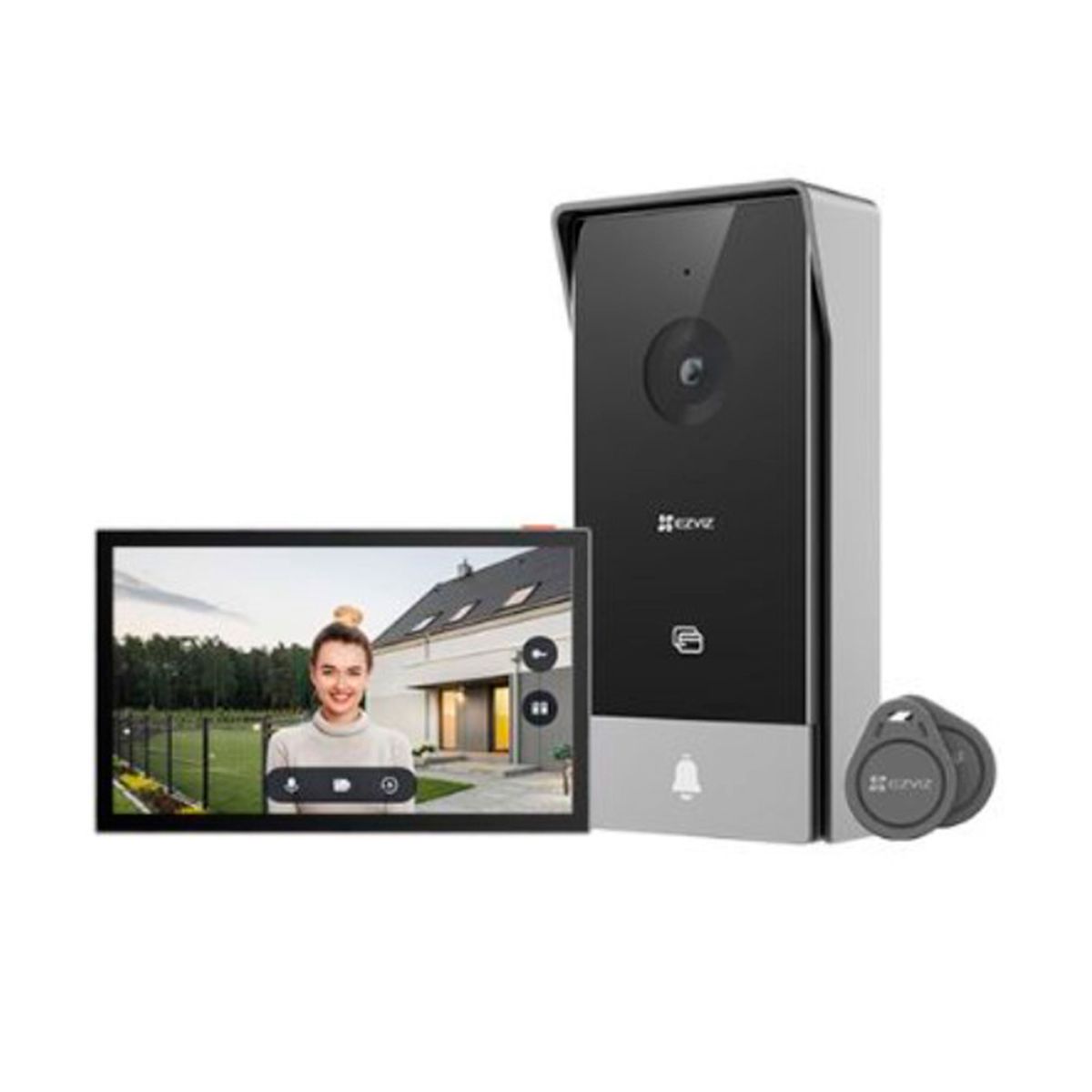 EZVIZ - VIDEOPORTERO EZVIZ HP5 7 WIFI 2MP 2.4-5GHZ CON DESBLOQUEO REMOTO