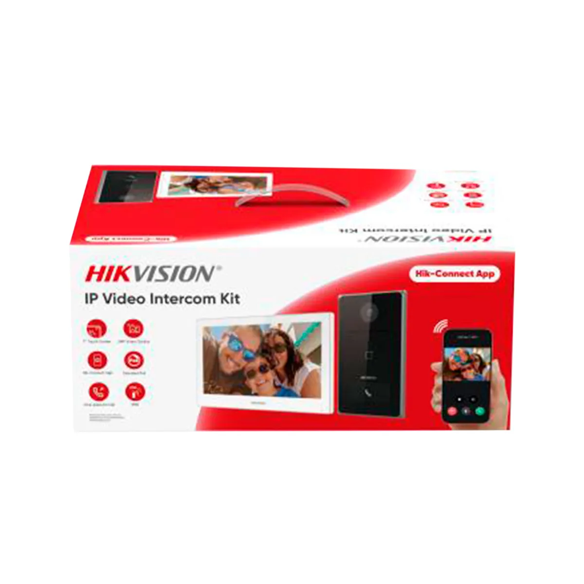 HIKVISION - VIDEO PORTERO HIKVISION INTERCOM SISTEMA VIDEO 2MP PN DS-KIS608-P