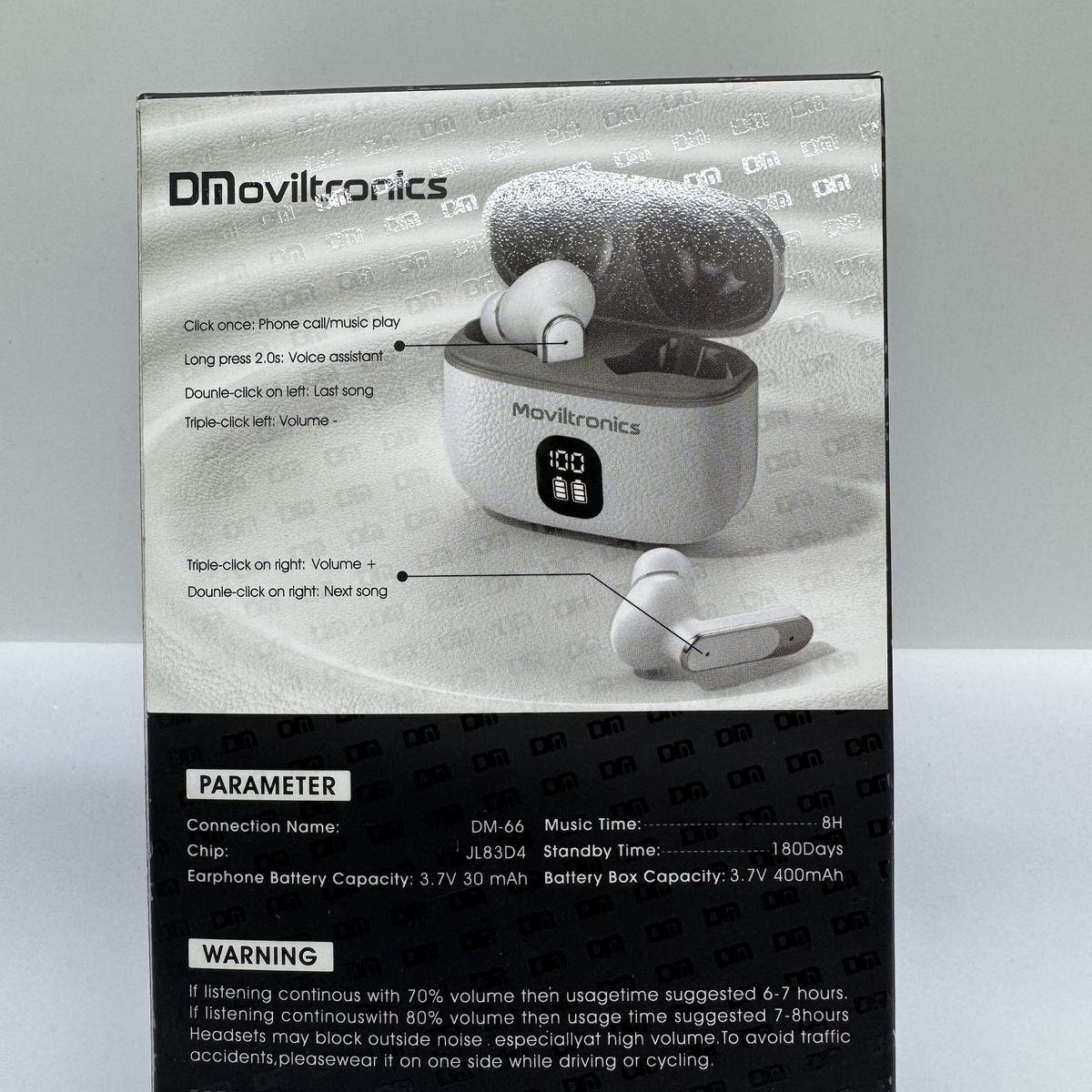 GENERICO - AUDIFONO DMOVILTRONICS 36HORAS BT V5.3 ANC