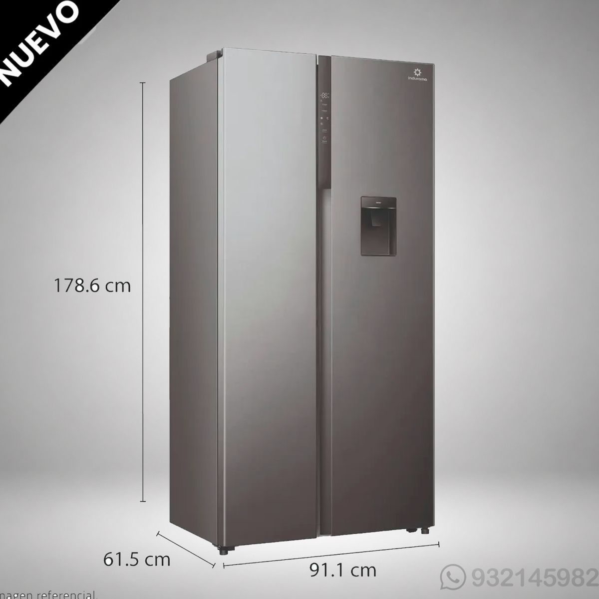 Refrigeradora Indurama 529LT RI-795Di, marca INDURAMA - Foto 2