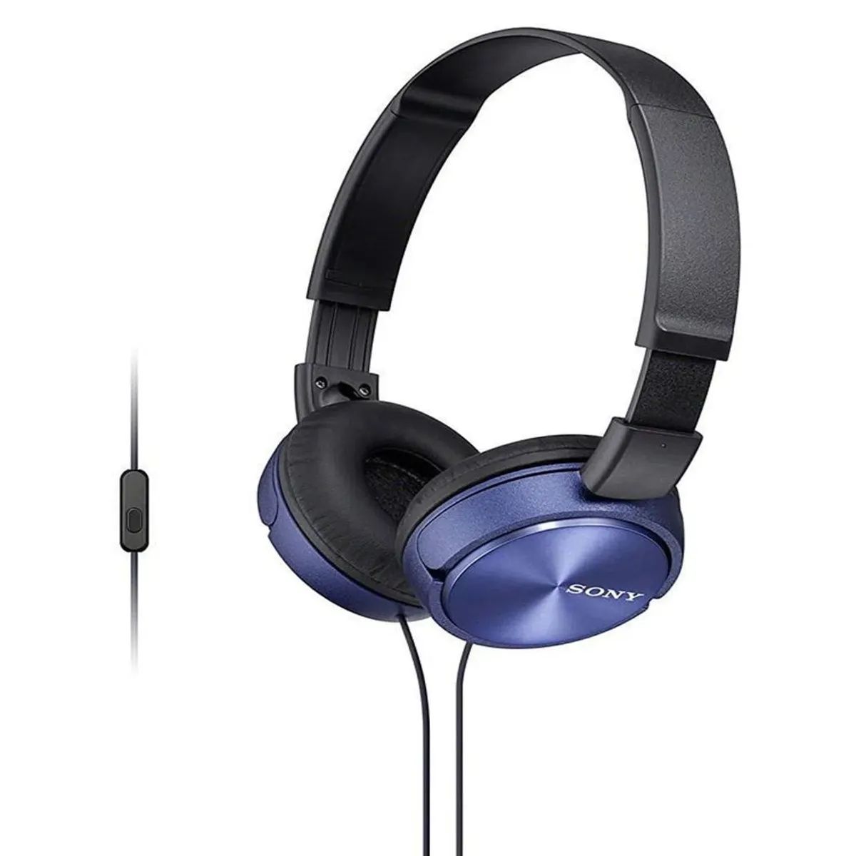 SONY - Audífono Sony MDR ZX310AP con Micrófono Plegable Azul