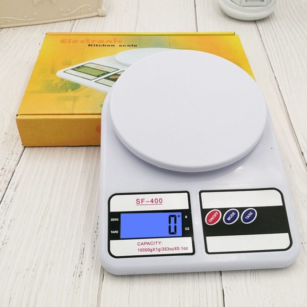 GENERICO - BALANZA DIGITAL DE COCINA CON LUZ 1GR A 10KG