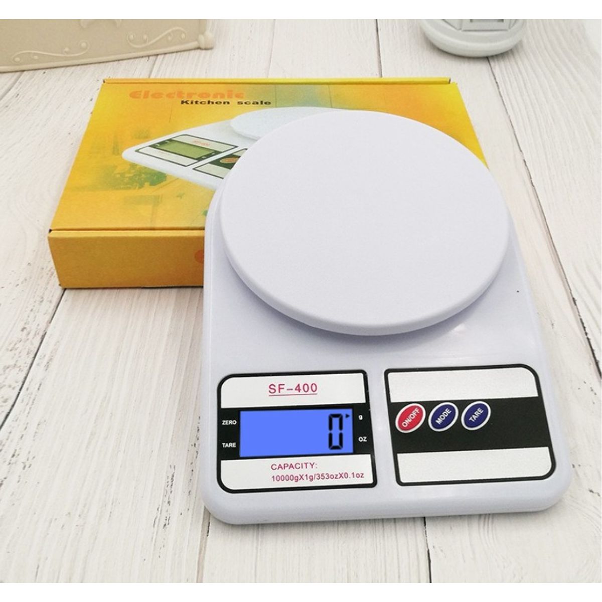 GENERICO - BALANZA DIGITAL DE COCINA CON LUZ 1GR A 10KG