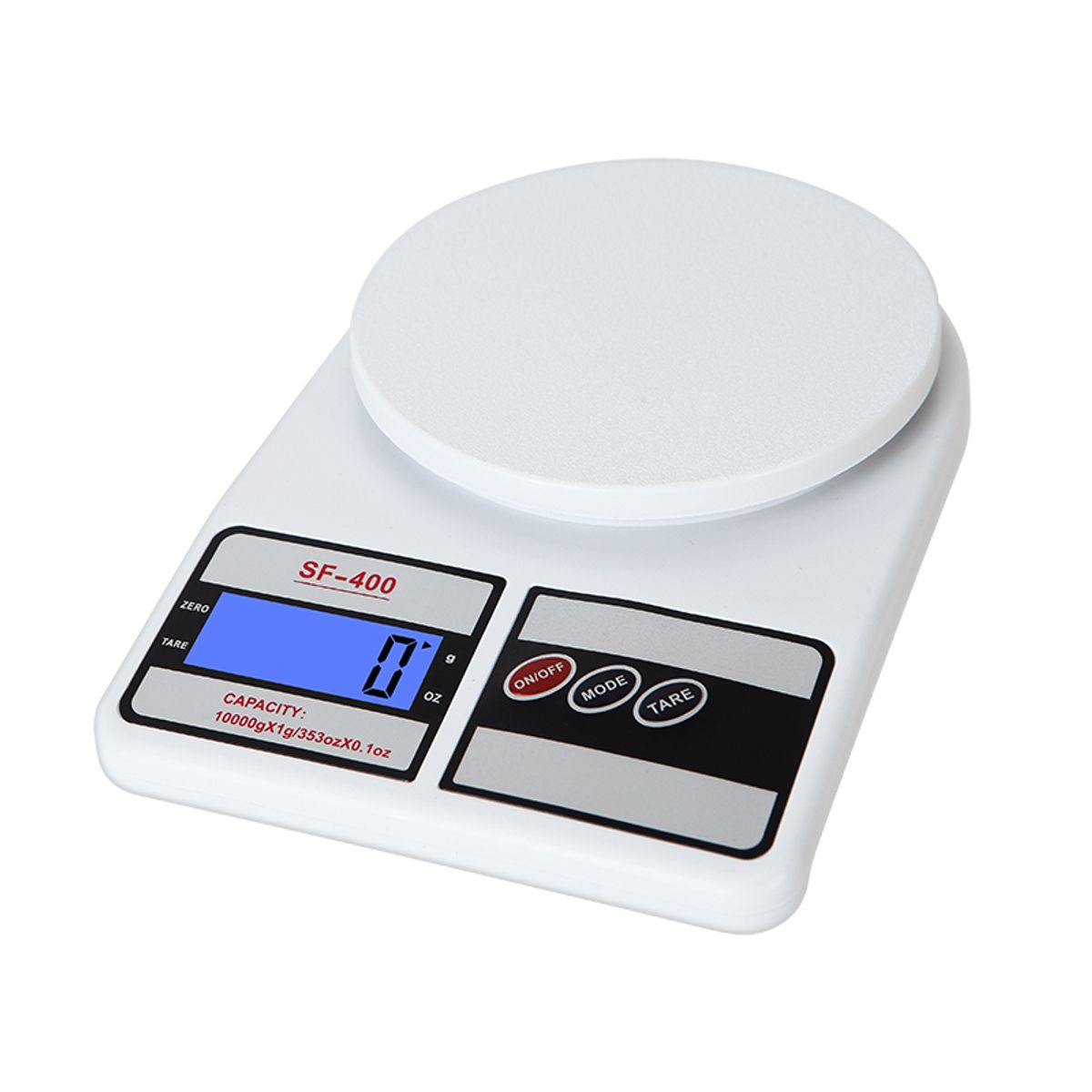 GENERICO - BALANZA DIGITAL DE COCINA CON LUZ 1GR A 10KG
