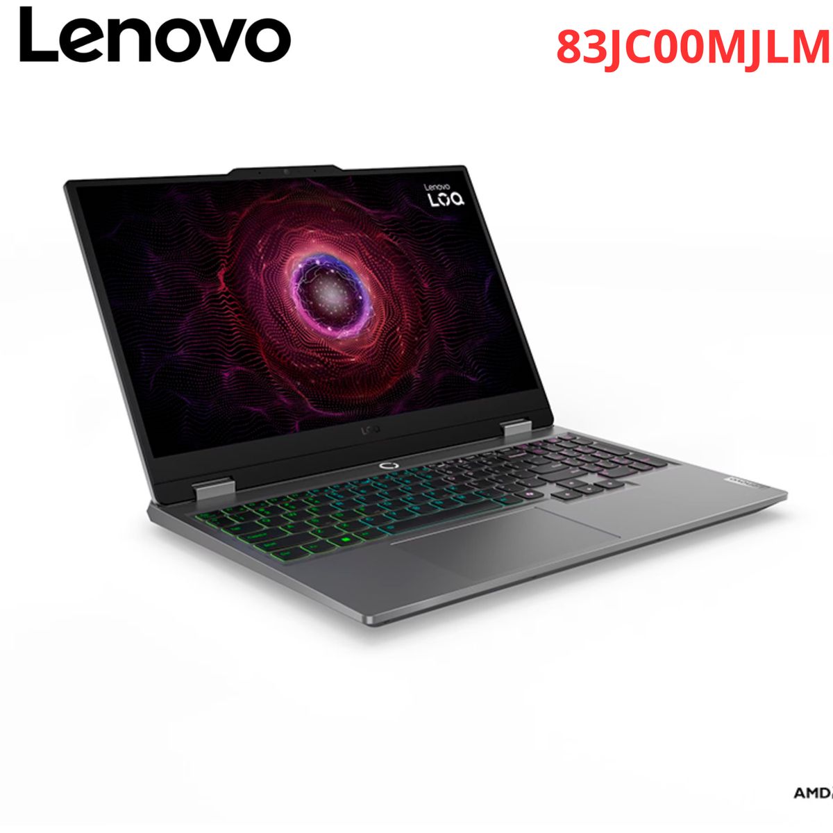 LENOVO - Laptop Gaming Lenovo LOQ 15ARP9 AMD Ryzen 5 7235HS 8GB RAM 512GB  RTX 3050 15.6" FHD 83JC00MJLM