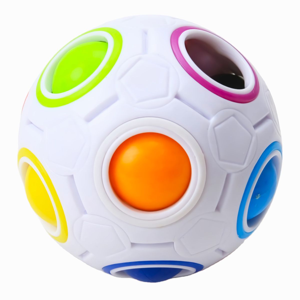 GENERICO - Cubo Mágico Bola Rainbow Ball Moyu