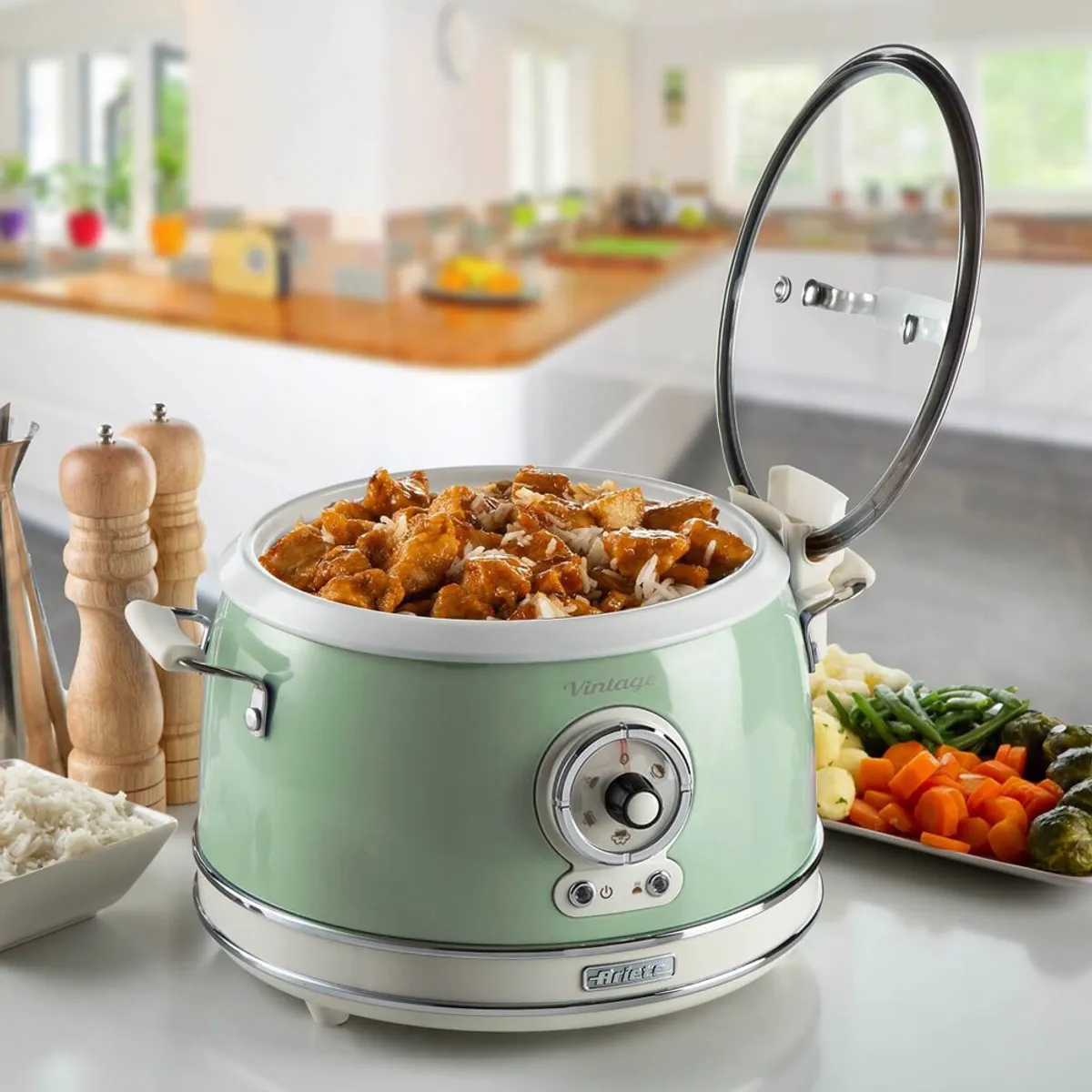 ARIETE - OLLA MULTI COCCION ARIETE VINTAGE GREEN 00C290404AR0