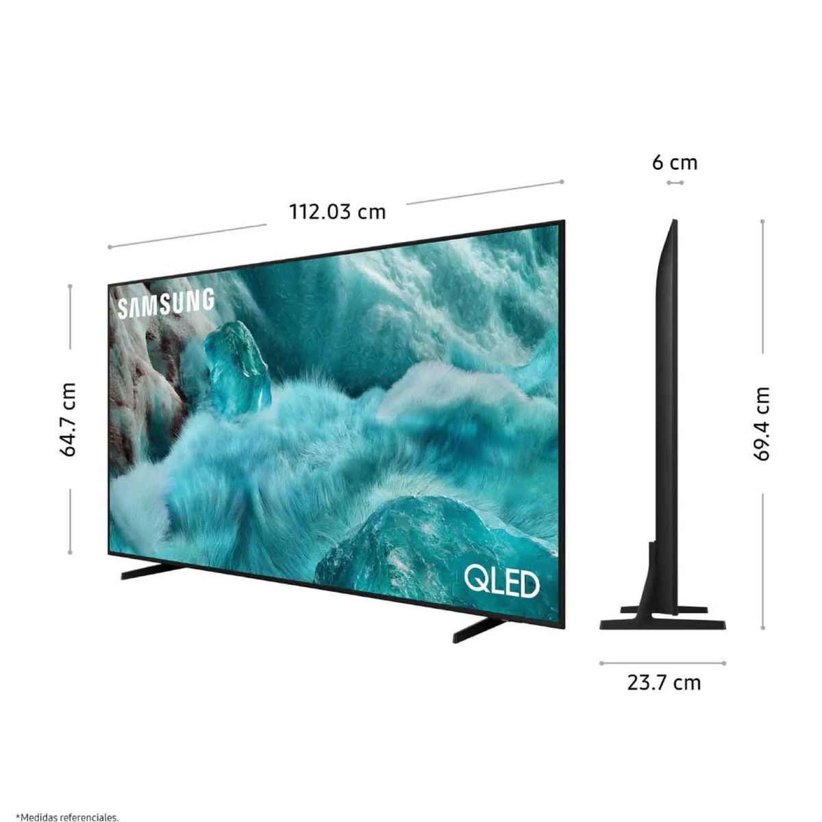 SAMSUNG - Televisor Samsung QLED 50" 4K Ultra HD Tizen QN50Q7FAAGXPE - Modelo 2025
