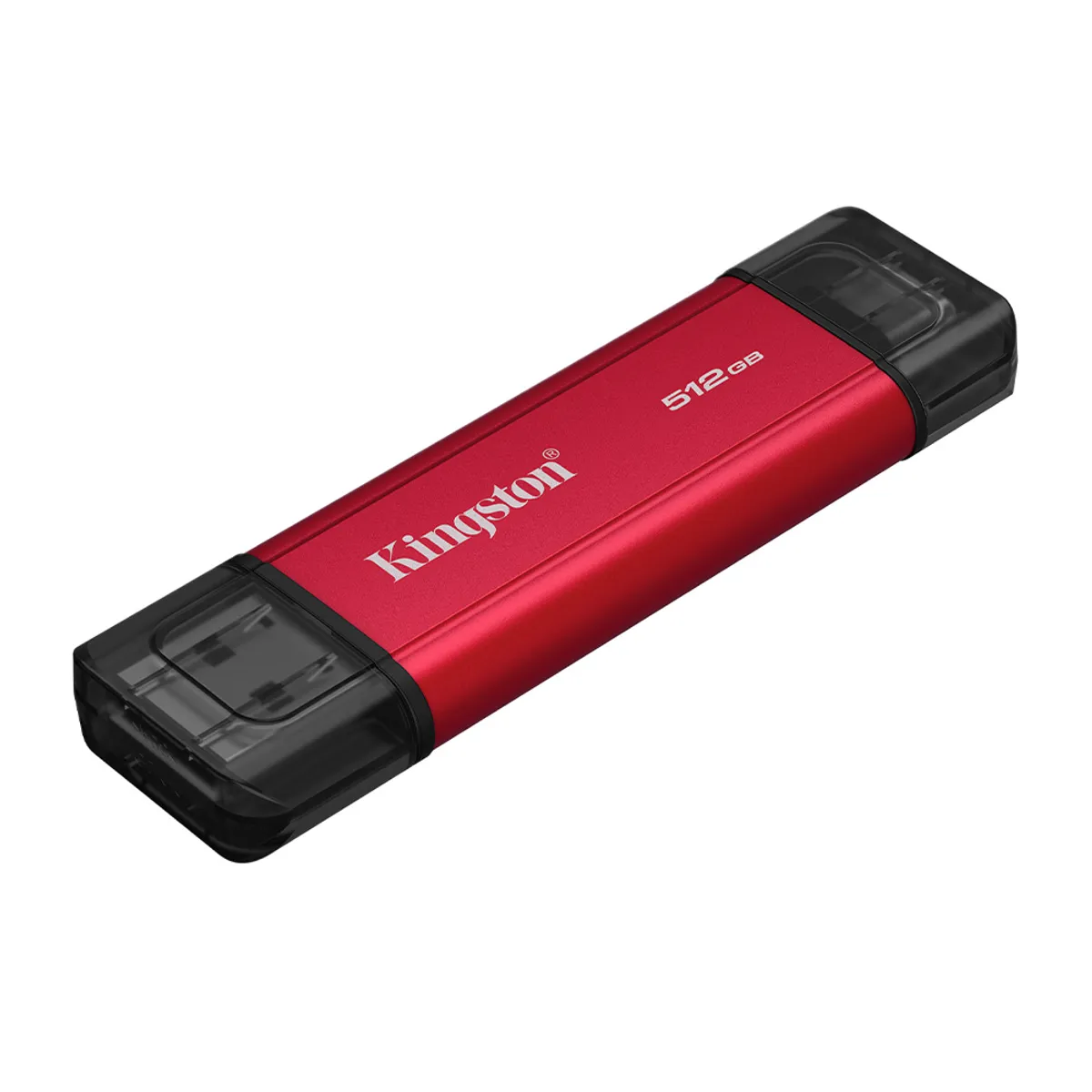 KINGSTON - SSD Externo Kingston 512GB USB 3.2 Dual USB-A y USB-C Portátil Alta Velocidad