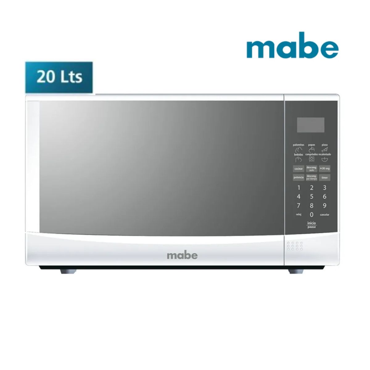 MABE - Horno microondas de 20 litros blanco MABE HMM20PEE