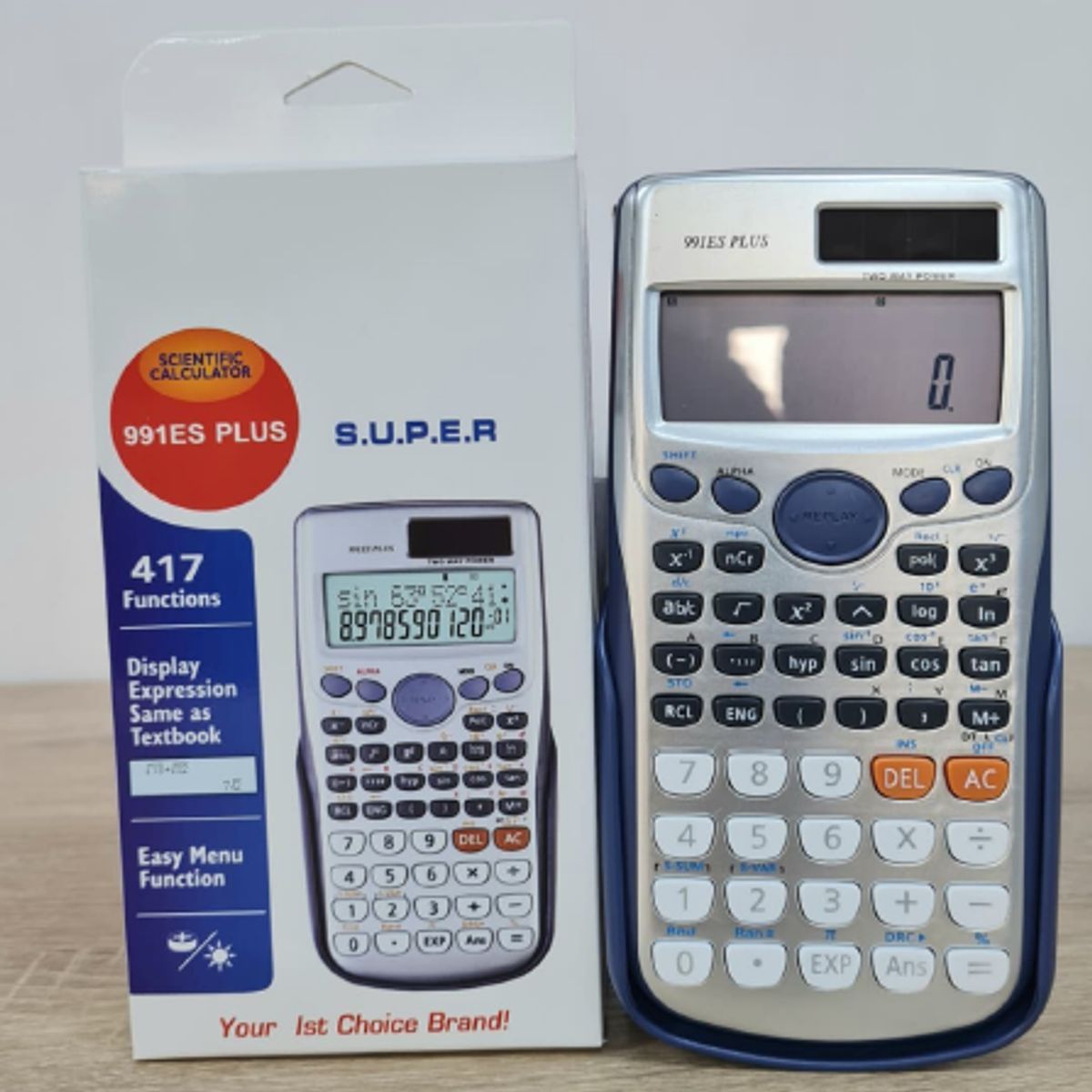 GENERICO - Calculadora Científica 991ES Plus Big Ger – 417 Funciones Matemáticas