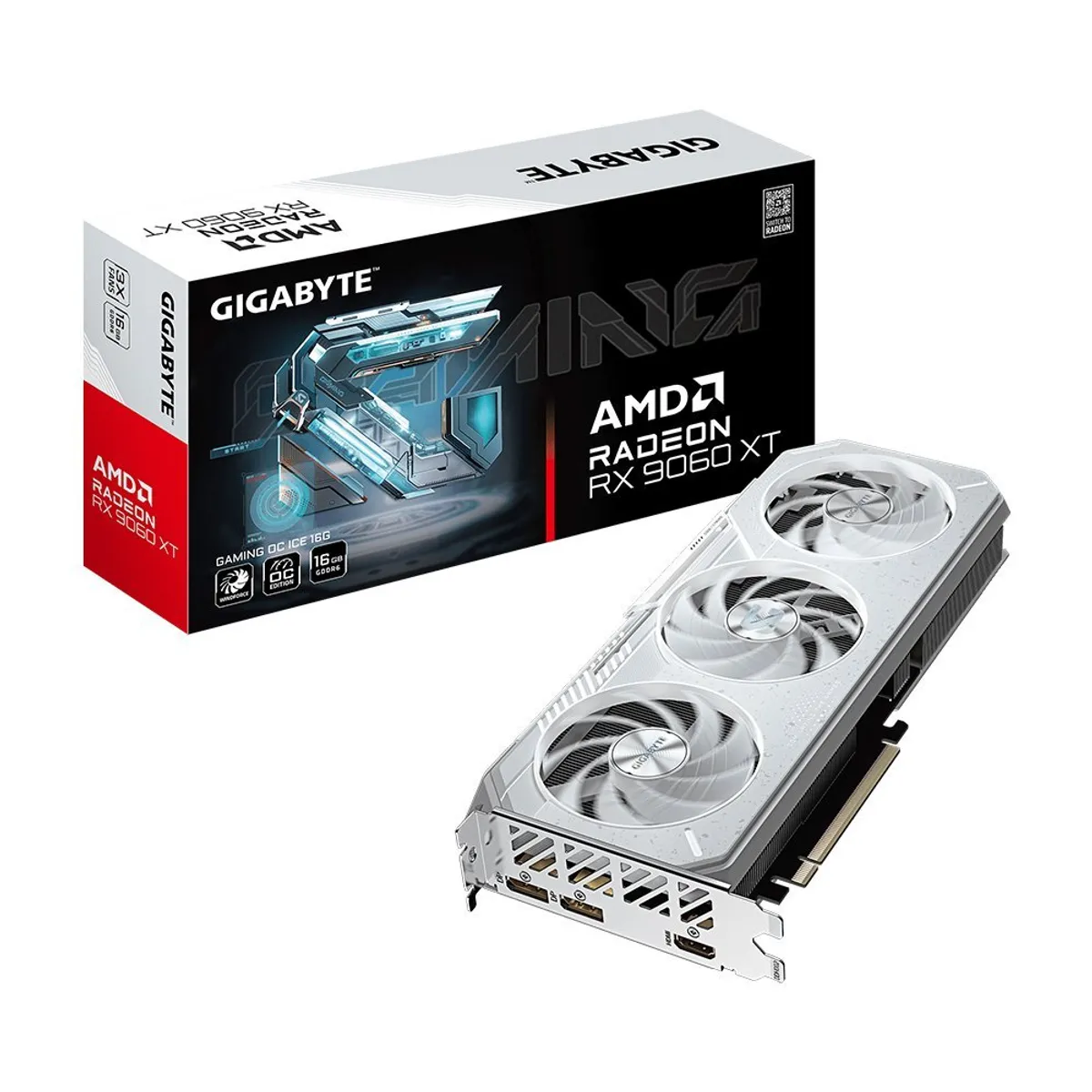 GIGABYTE - Tarjeta Gráfica Gigabyte Rx 9060Xt Gaming Oc 16G Potencia 16 Gb