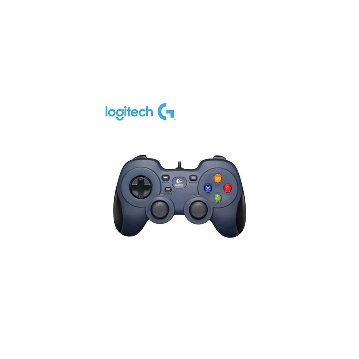 LOGITECH - Gamepad Logitech F310 USB - Controlador ergonómico para PC y Steam, compatibilidad multipl