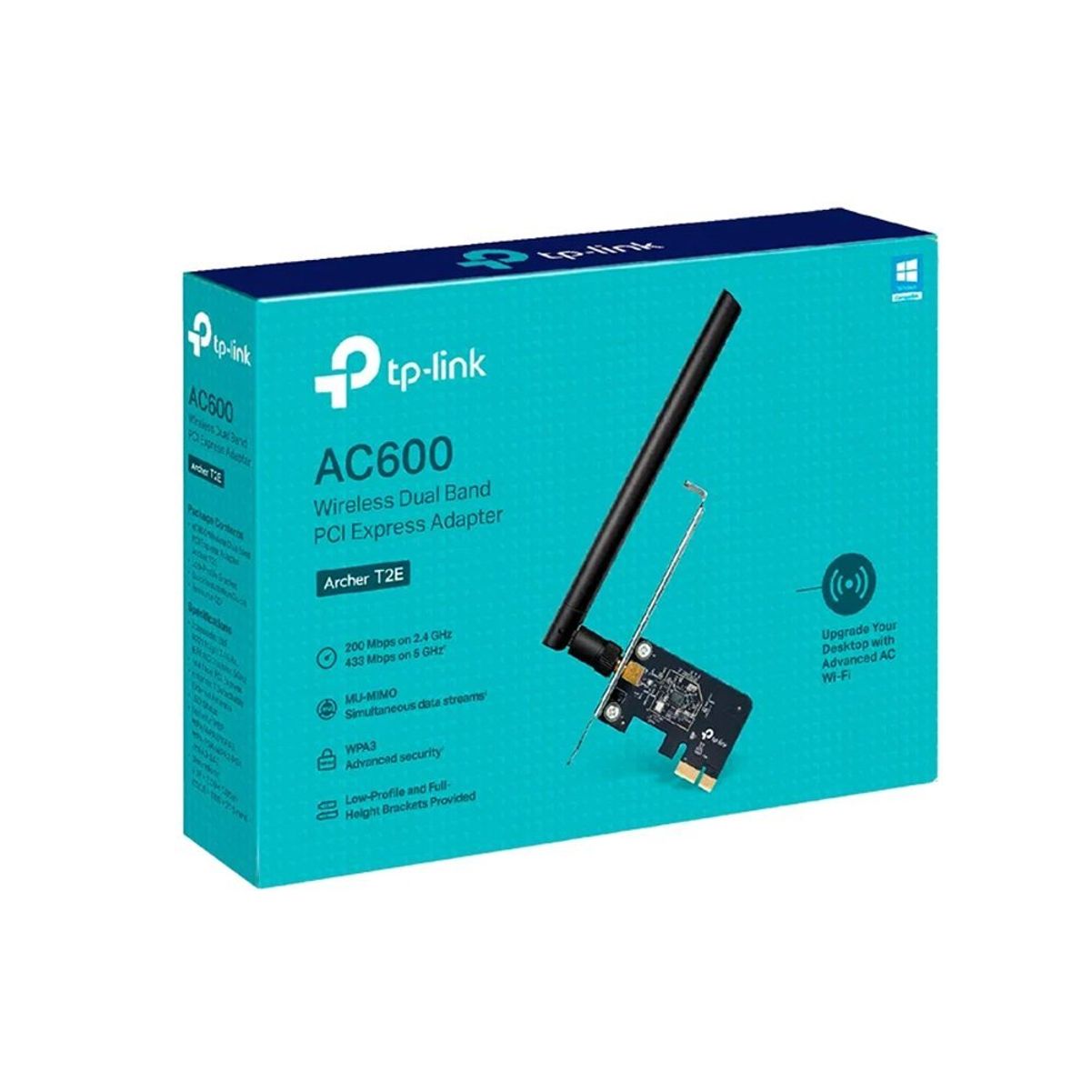 GENERICO - Adaptador Tp-Link Archer T2E Pci Express Ac600 Wireless Velocidad