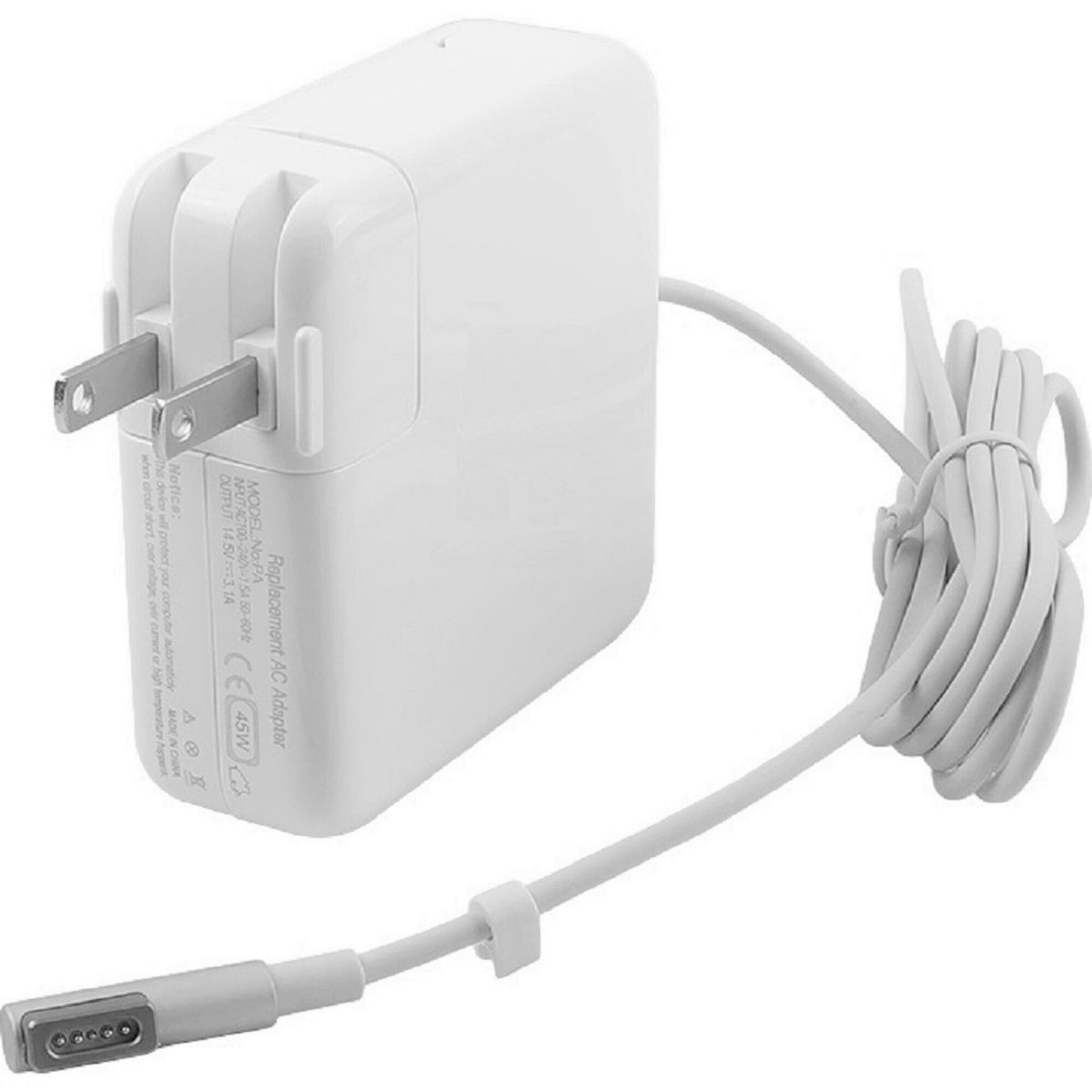 OEM - Cargador 45W L-Tip Compatible MacBook Air 11 13 A1370 A1304 A1369 A1237 A1244 A1374 A1103 US Plug