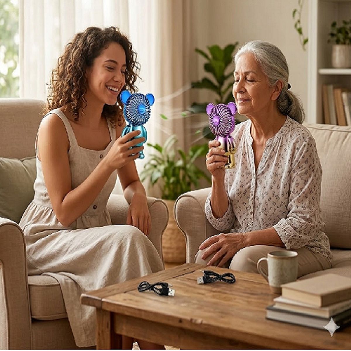 GENERICO - MINI VENTILADOR RECARGABLE