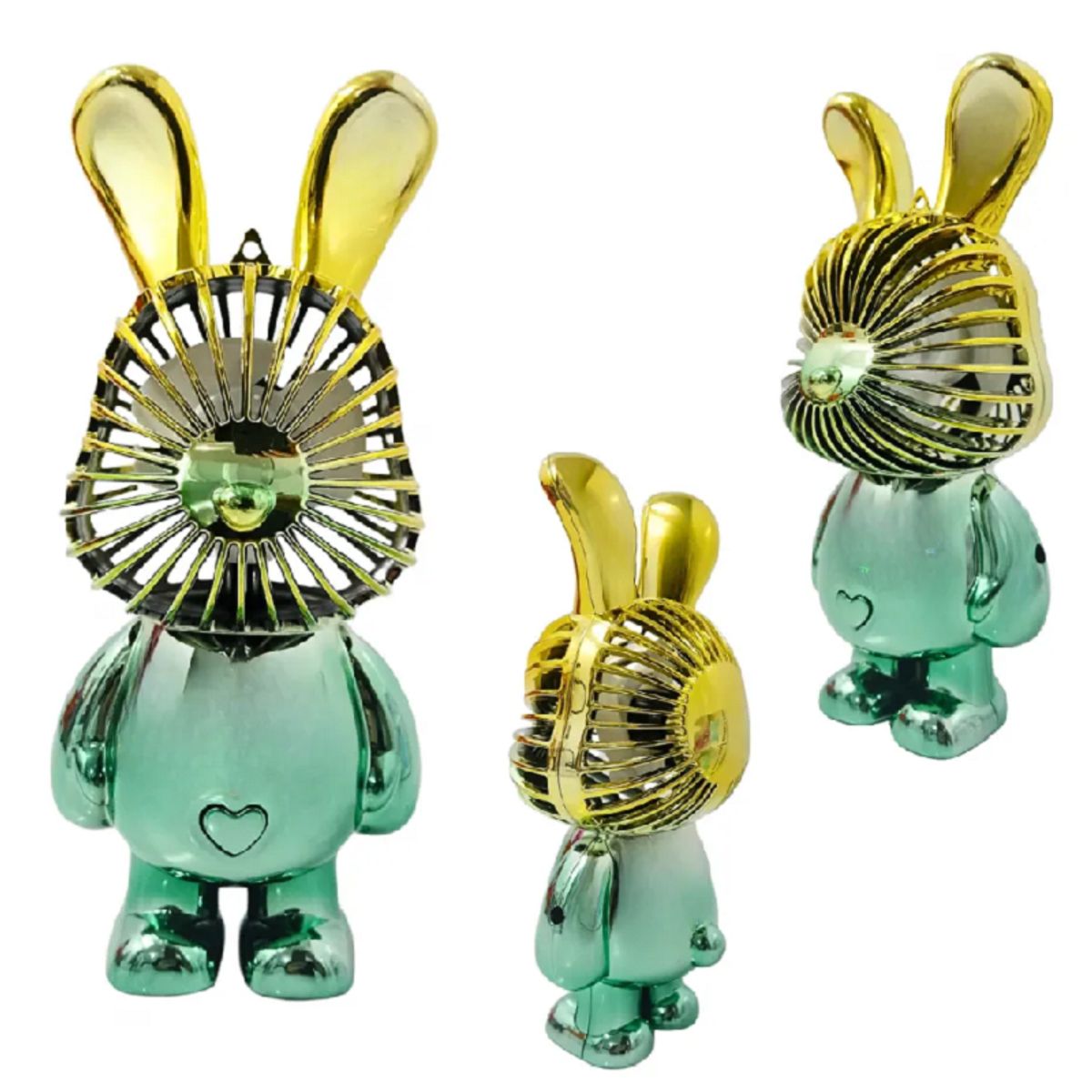 GENERICO - Mini Ventilador Portátil De Mesa Rabbit