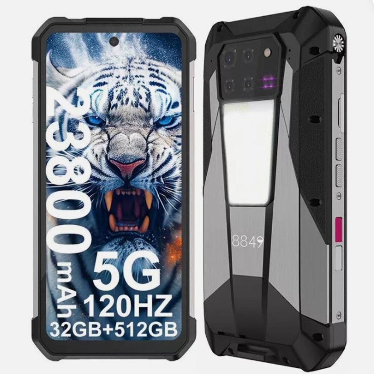 Celular Unihertz TANK 3 PRO, MediaTek Dimensity 8200,  FHD+ 6.79” ,512gb Rom+32gb ram, Negro, marca GENERICO - Foto Principal