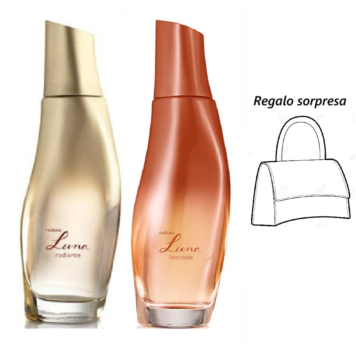 Natura - Perfumes Luna liberdade + Luna radiante femenino + regalo