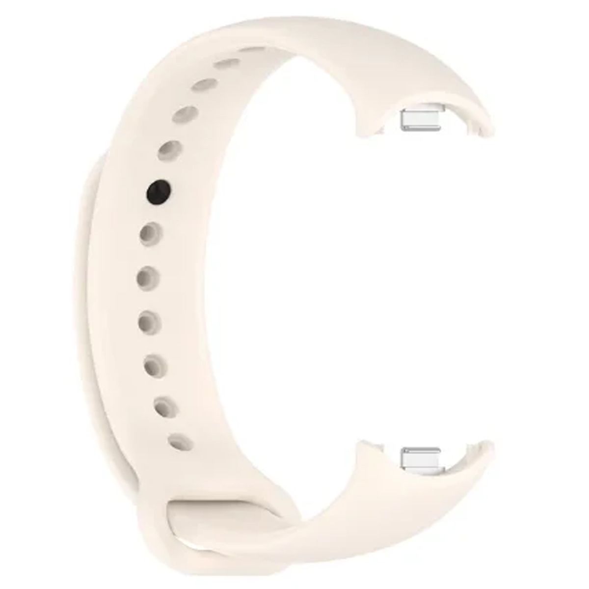 GENERICO - Correa Silicona Compatible con Xiaomi Mi Band 10 - Beige