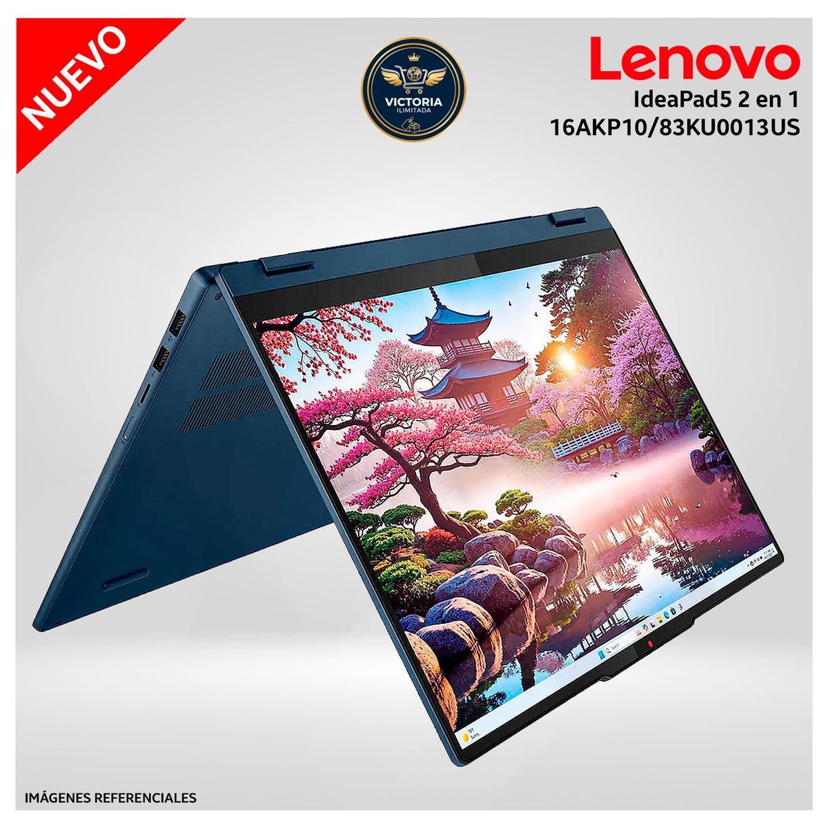 LENOVO - Laptop Lenovo IdeaPad 5 2en 1 16AKP10 AMD Ryzen AI 7 350 16GB RAM 1TB SSD 16" WUXGA TouchScreen - 83KU0013US