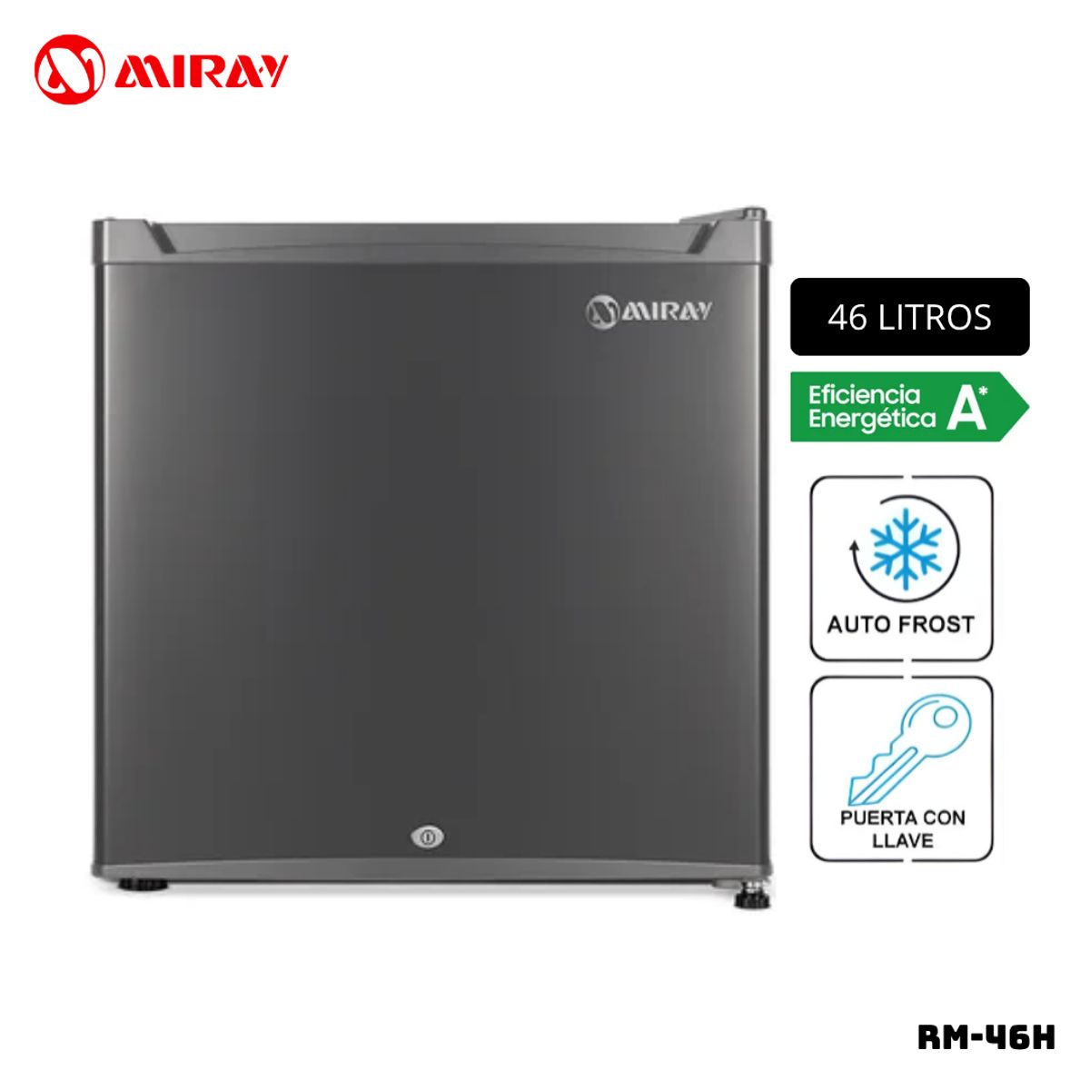 MIRAY - FRIGOBAR MIRAY 46 L SILVER - RM-46H