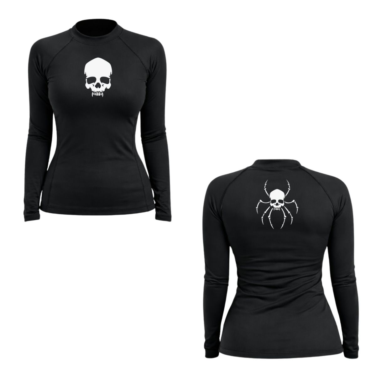 AQUA&MODA - LICRA CON PROTECCION UV AQUAMODA LAMLARÑ7BRN ARÑ7BRN UNISEX NEGRO LOGO BLANCO REFLECTIVO
