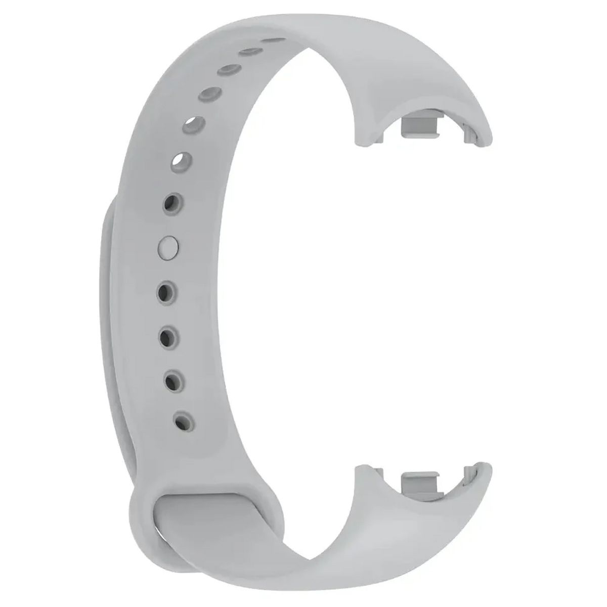 GENERICO - Correa Silicona Compatible con Xiaomi Mi Band 8 - Gris