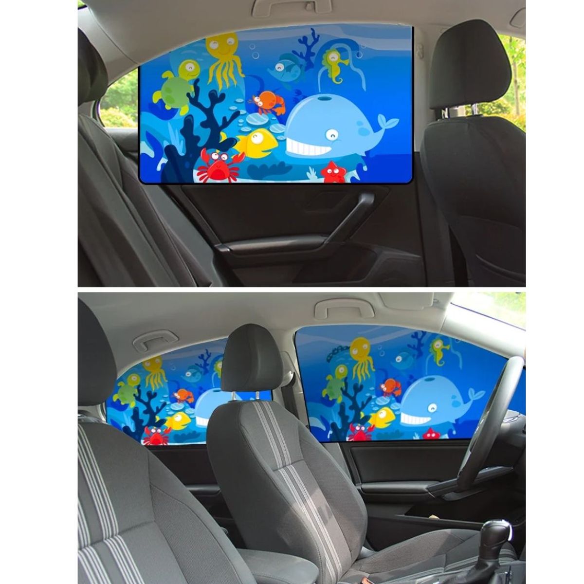 GENERICO - Pack 2 Tapasol Magnético Para Carro ideal para niños
