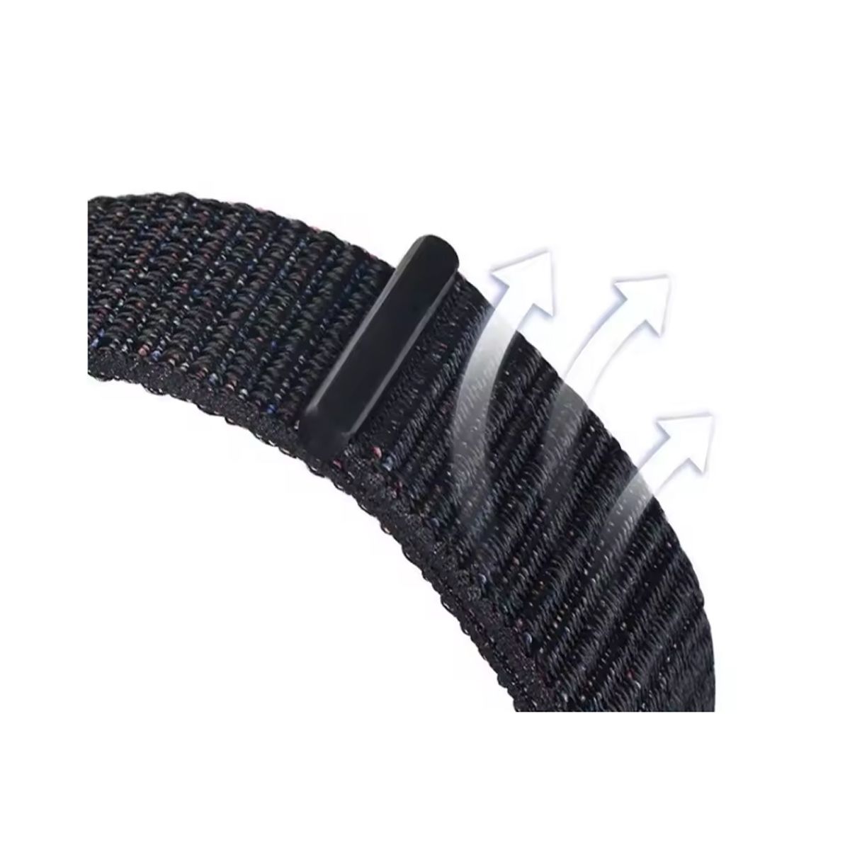 GENERICO - Correa Nylon Resistente para Xiaomi Band 8 - Negro