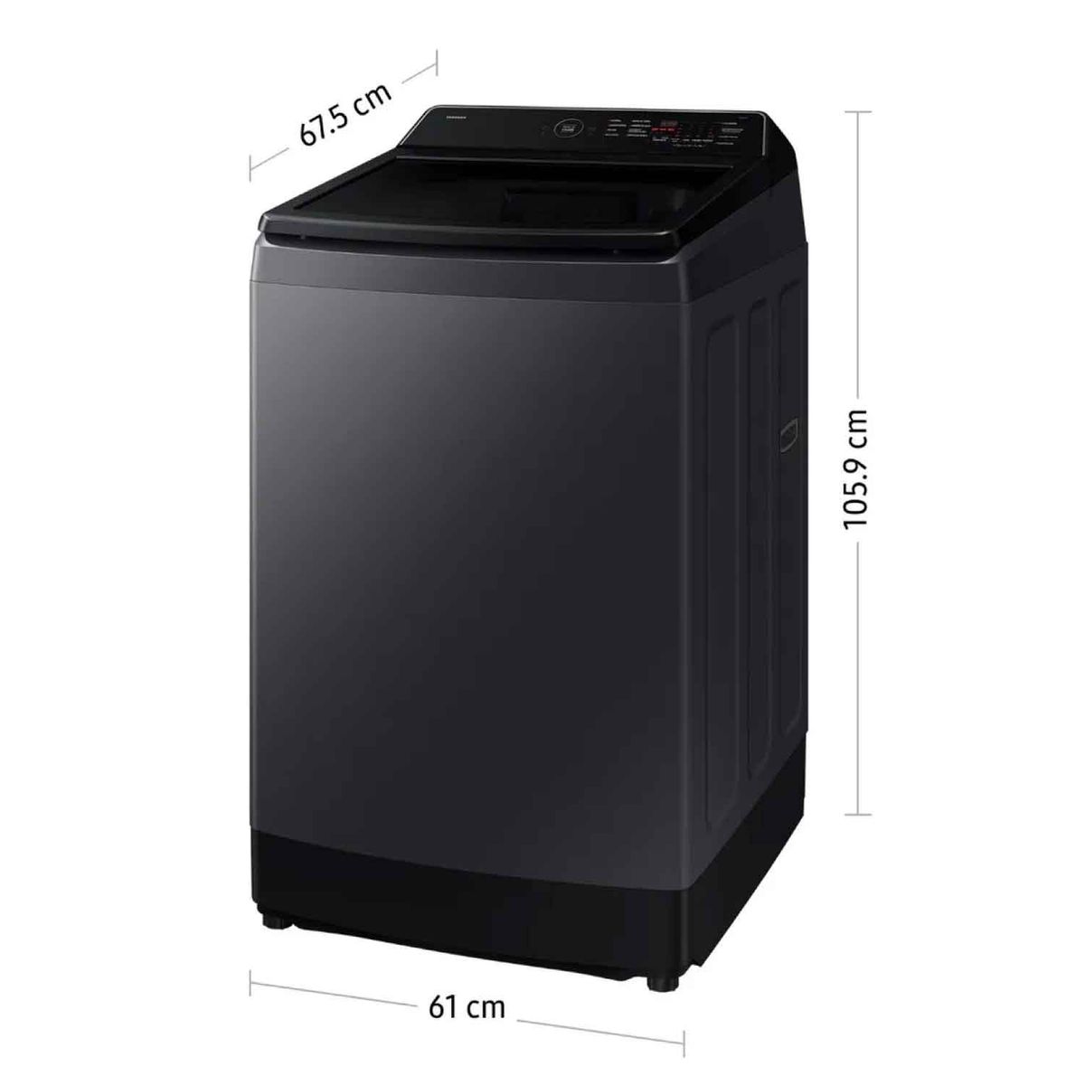 SAMSUNG - Lavadora Samsung Ecobubble 13kg Gris Grafito WA40F13E4CPE