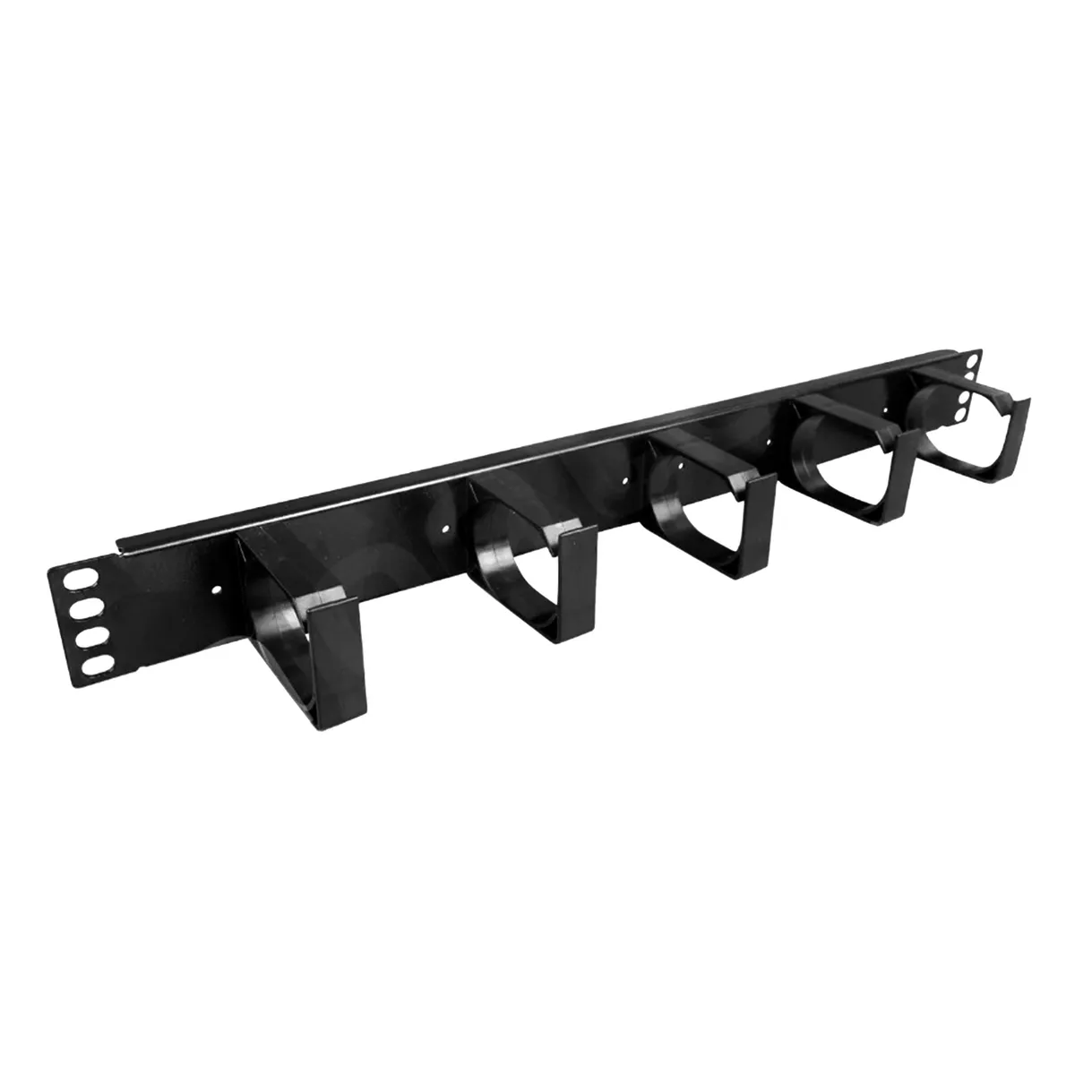 GENERAL - ORGANIZADOR DE CABLES DE PLÁSTICO 1RU 5 CLPS 47CM NEGRO PN SA20010001