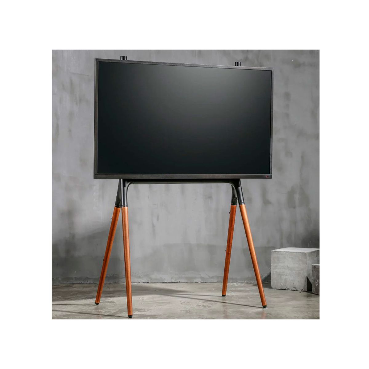 GENERAL - PEDESTAL GLIXCO NEGRO CON 4 PATAS MADERA TV 49 A 70 PULG PNSF1246F01