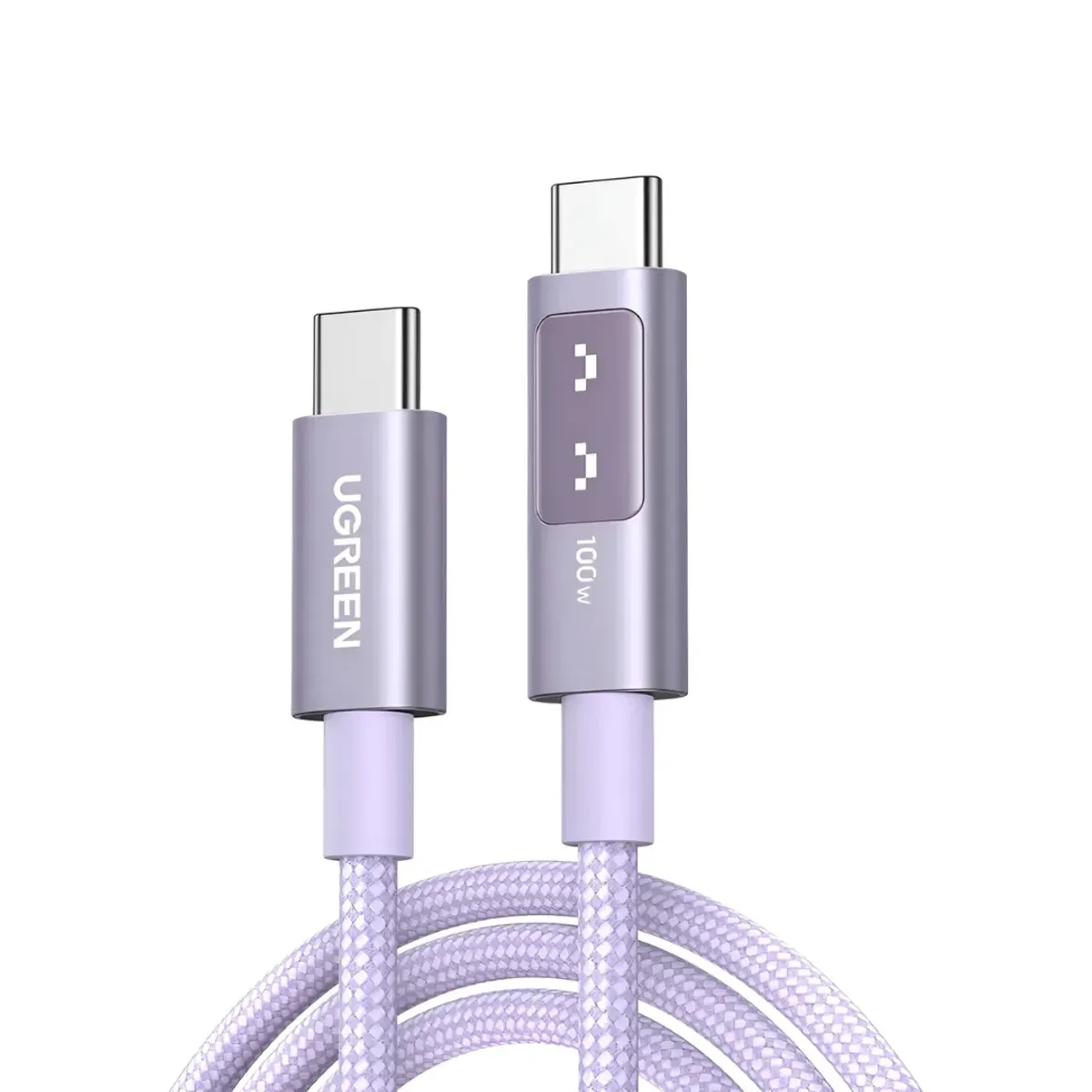 UGREEN - Ugreen 100w Cable robot Usb C A Usb C 2 Metros Pd Carga Rapida Rosa Cargador Tipo C