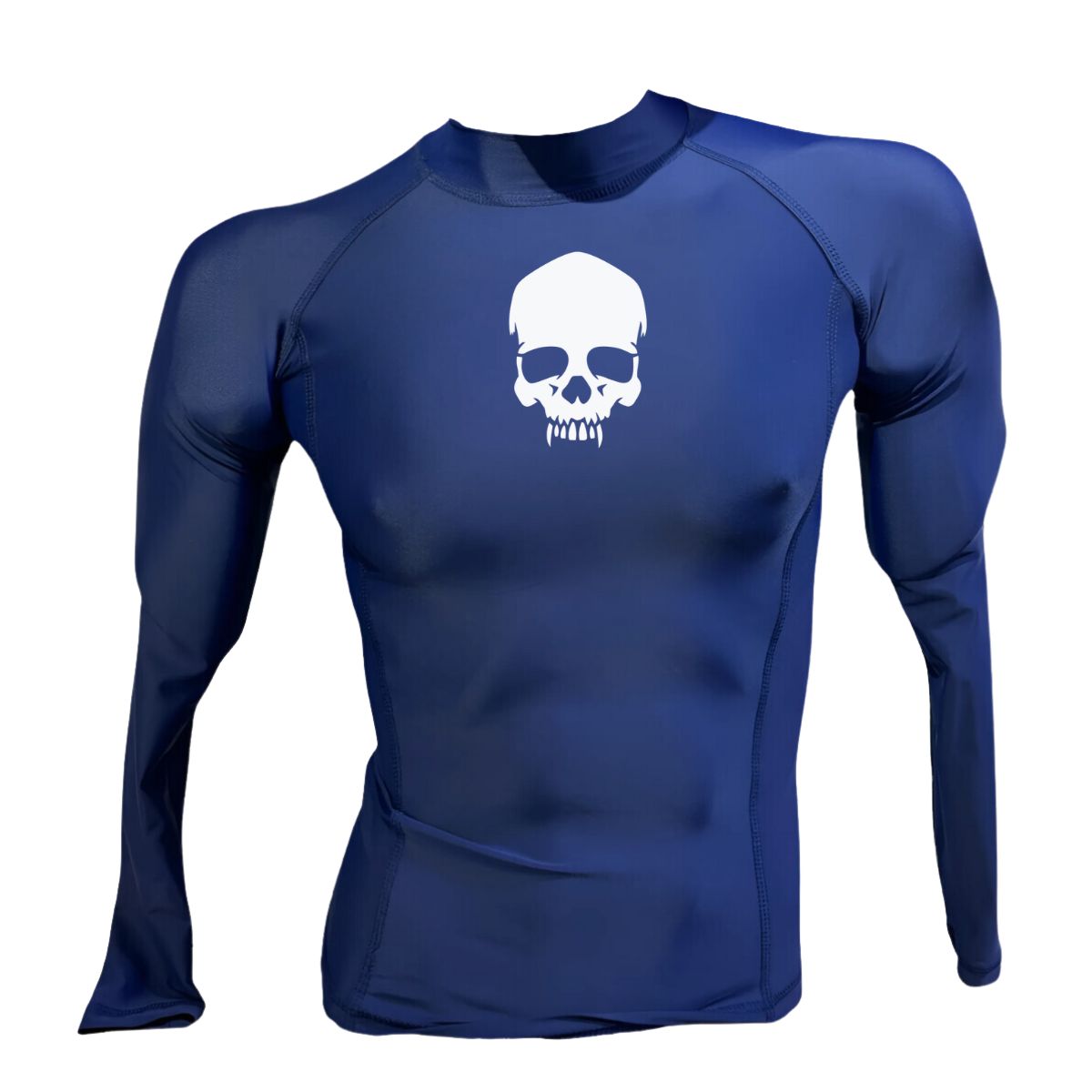 AQUA&MODA - LICRA CON PROTECCION UV AQUAMODA LAMLARÑ7BRA ARÑ7A UNISEX AZUL LOGO BLANCO REFLECTIVO