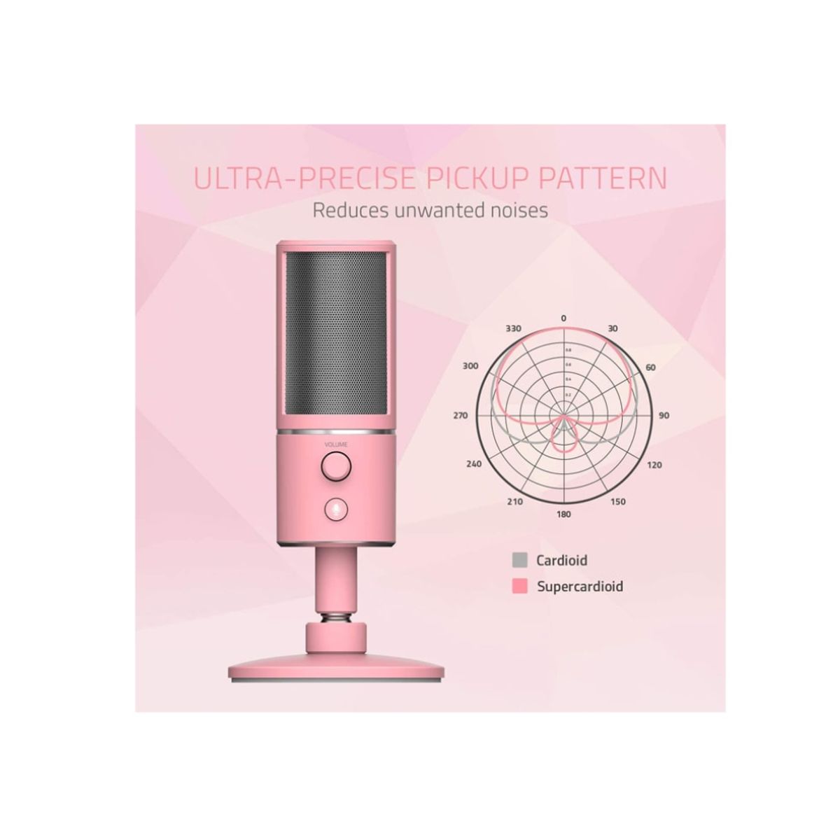 RAZER - MICROFONO RAZER SEIREN X USB QUARTZ