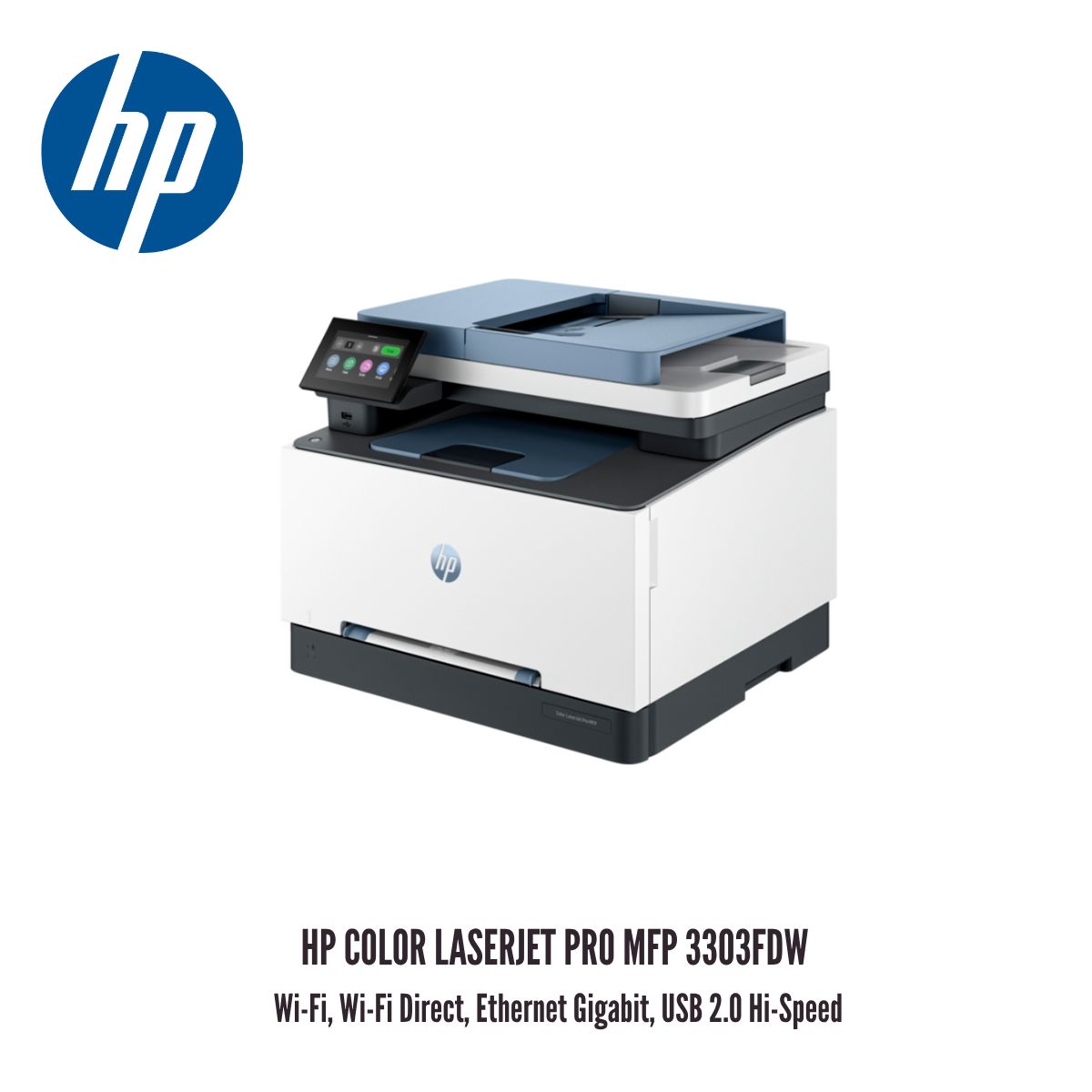 HP - IMPRESORA MULTIFUNCIONAL HP COLOR LASERJET PRO MFP 3303FDW