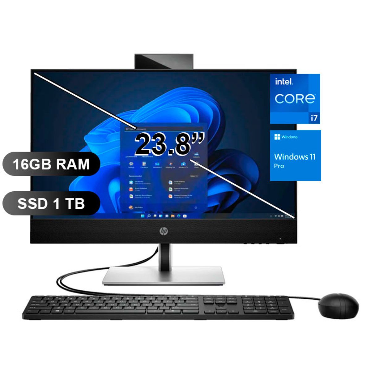 HP - AIO HP ProONE 440 G9 I7-12700T, 16GB RAM, 1TB SSD, W11Pro,  23.8" (700J7LS)