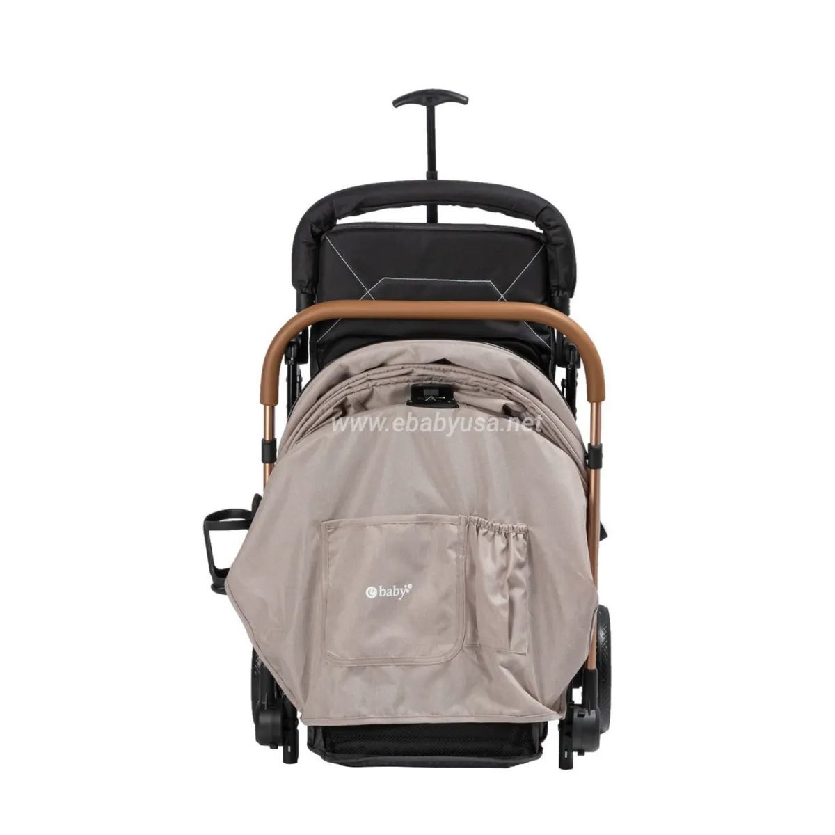 Coche Maleta Kibo con Mango reversible Beige, marca EBABY - Foto 2