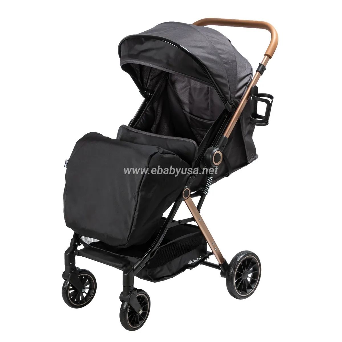 EBABY - Coche Maleta Kibo con Mango reversible Beige