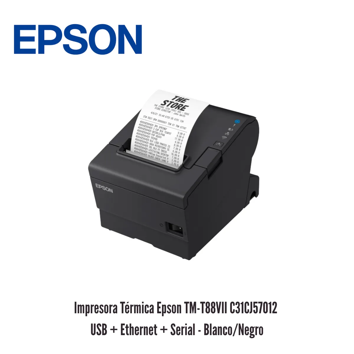 EPSON - IMPRESORA TERMICA EPSON TM-T88VII