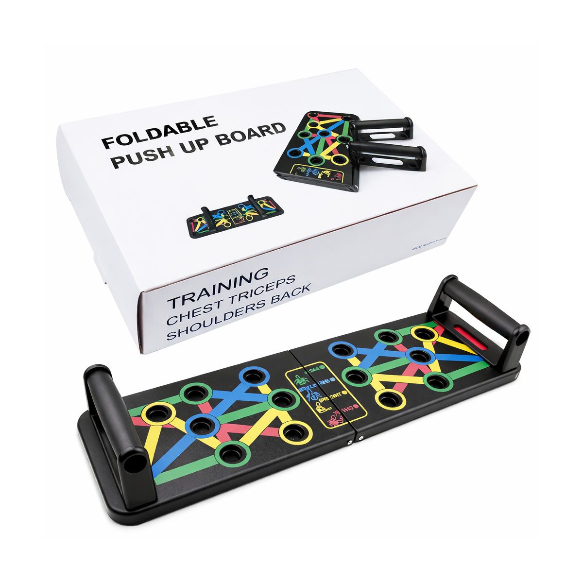 GENERICO - Push Up Board Tabla De Flexiones Multifuncional Plegable Gym En Casa