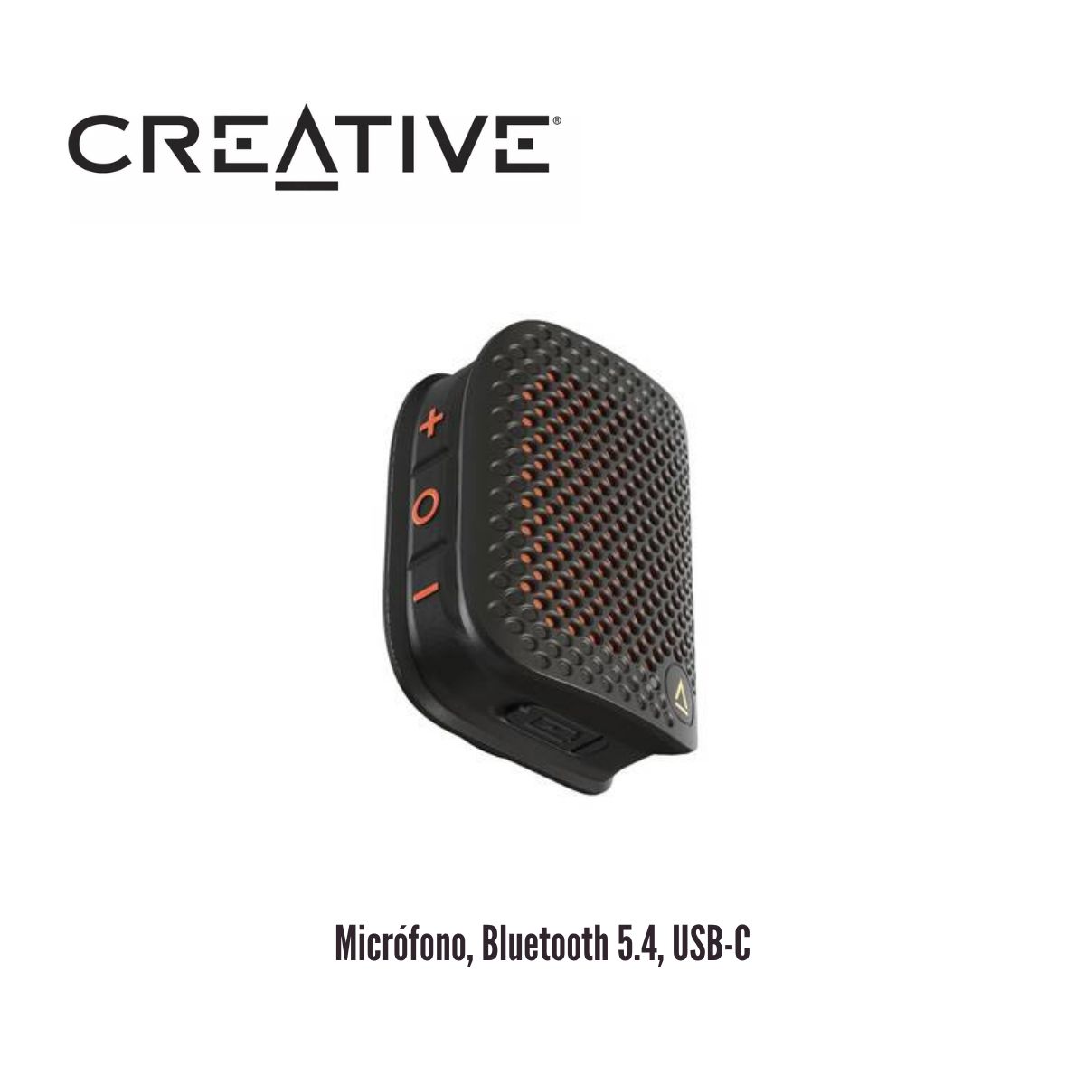 CREATIVE - PARLANTE BLUETOOTH CREATIVE MUVO FREE 6W CON MICROFONO IPX5 – NEGRO